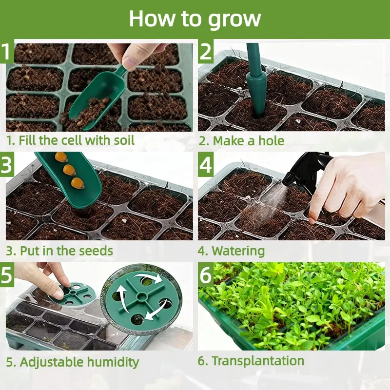 Kit de Germinação com Bandeja  - Humidity Dome Kit avaliação e preço
